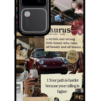 Taurus Zodiac Vivo V30 5G Glass Case