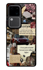 Taurus Zodiac Vivo V30 5G Glass Case