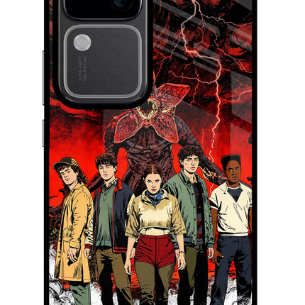 Ordinary Things Characters Vivo V30 5G Glass Case