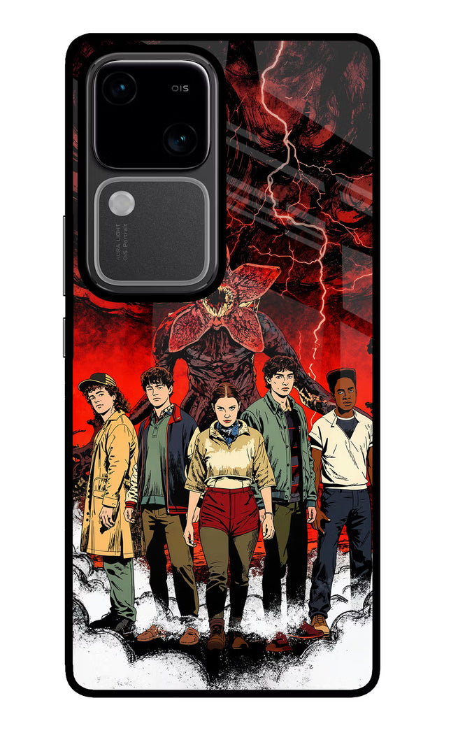 Ordinary Things Characters Vivo V30 5G Glass Case
