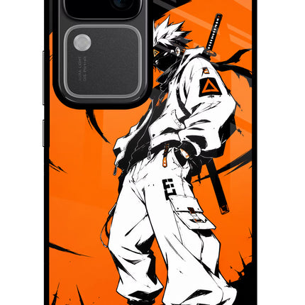 Street Samurai  Vivo V30 5G Glass Case