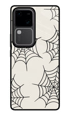 Spider Web Vivo V30 5G Glass Case