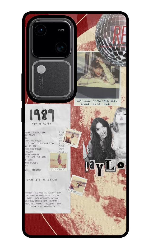 Taylor Swift Vivo V30 5G Glass Case