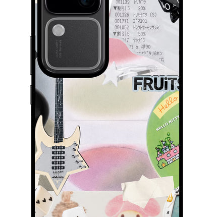 Softcore case Vivo V30 5G Glass Case