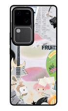 Softcore case Vivo V30 5G Glass Case