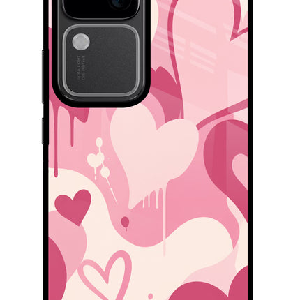 Hearty case Vivo V30 5G Glass Case