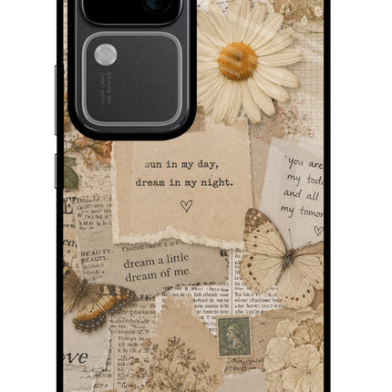 Vintage case Vivo V30 5G Glass Case