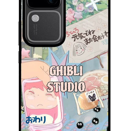 Studio Ghibli Vivo V30 5G Glass Case