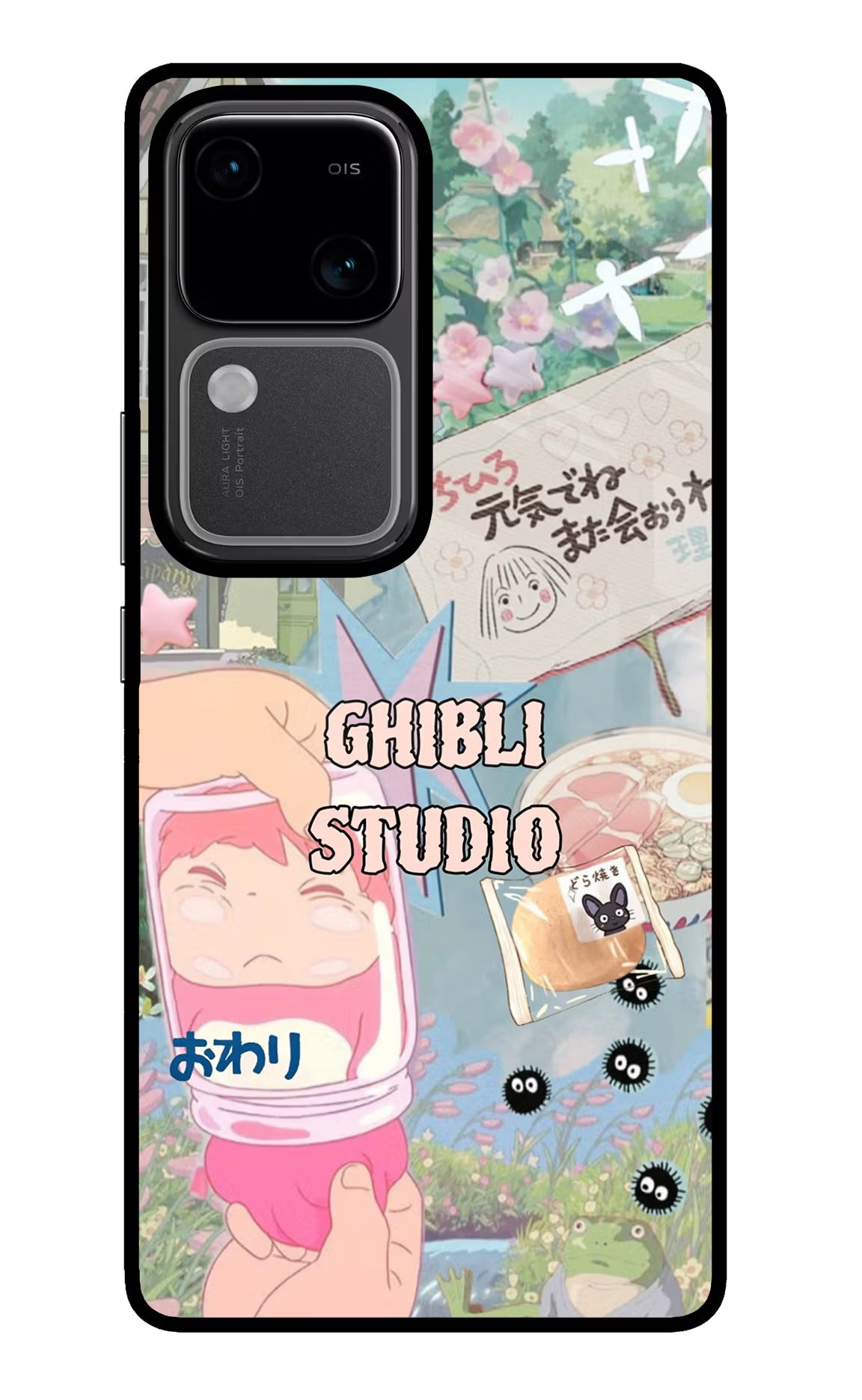 Studio Ghibli Vivo V30 5G Glass Case