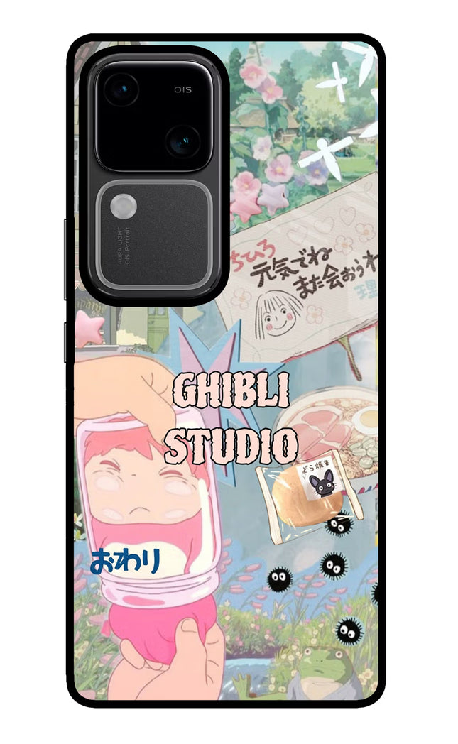 Studio Ghibli Vivo V30 5G Glass Case