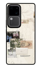 Soft Aesthetic Vivo V30 5G Glass Case