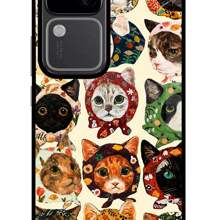 Cool Cat Vivo V30 5G Glass Case