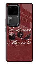 Velvet Cherry Vivo V30 5G Glass Case