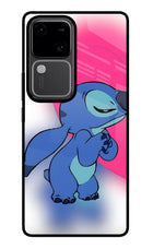 Stitch Hug Vivo V30 5G Glass Case