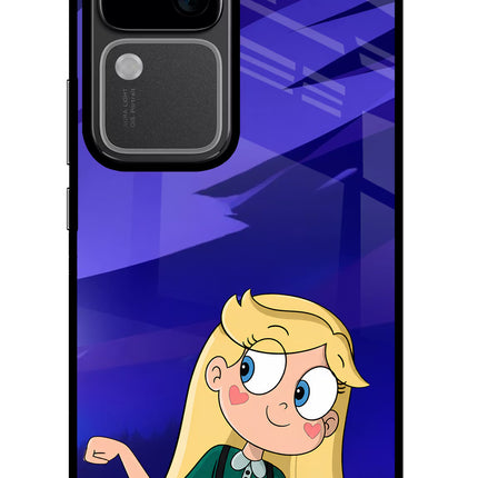 Star Glow Vivo V30 5G Glass Case