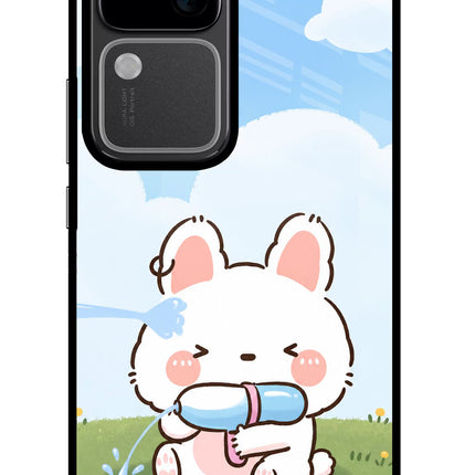 Bunny Treat Vivo V30 5G Glass Case