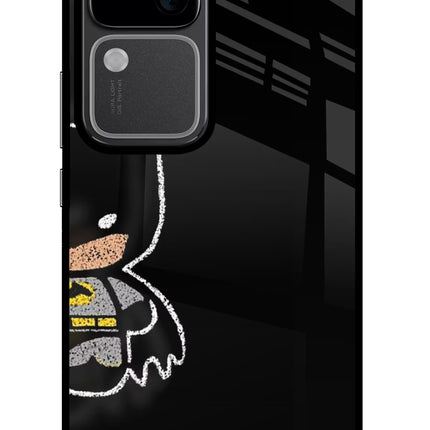 Bat Kitty Vivo V30 5G Glass Case