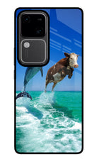 Dolphin vs Cow Vivo V30 5G Glass Case