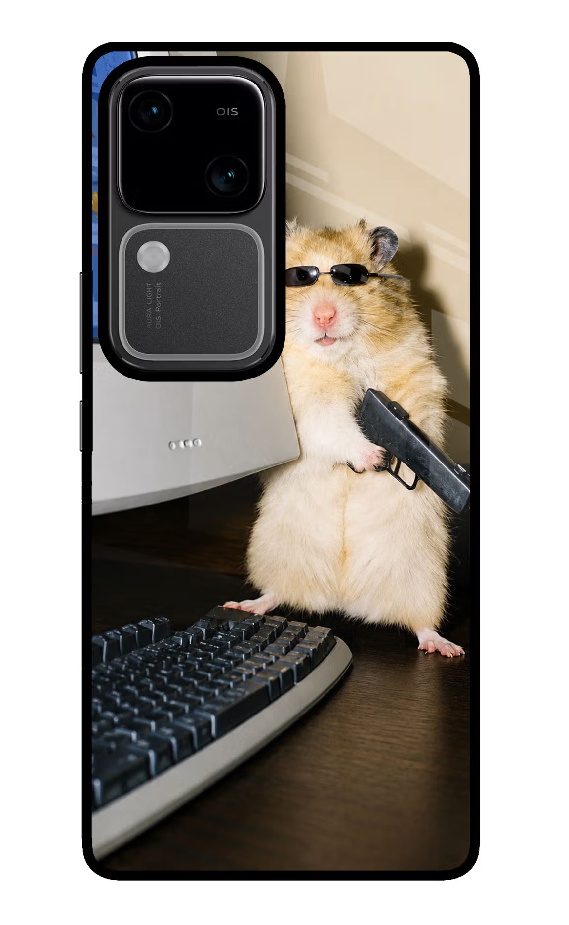 Hacker Hamster Vivo V30 5G Glass Case
