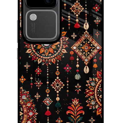 Boho Noir Vivo V30 5G Glass Case