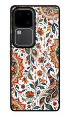 White Mayura Vivo V30 5G Glass Case