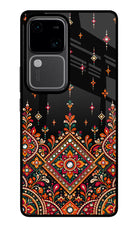 Noir Mehfil Vivo V30 5G Glass Case