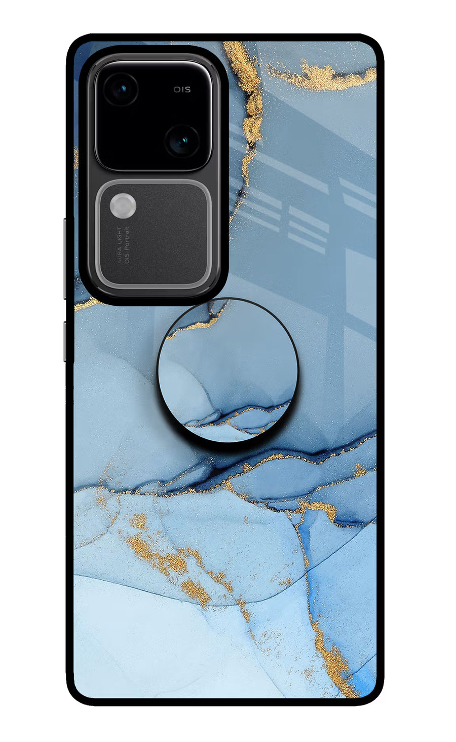 Blue Marble Vivo V30 5G Pop Case, Glass case