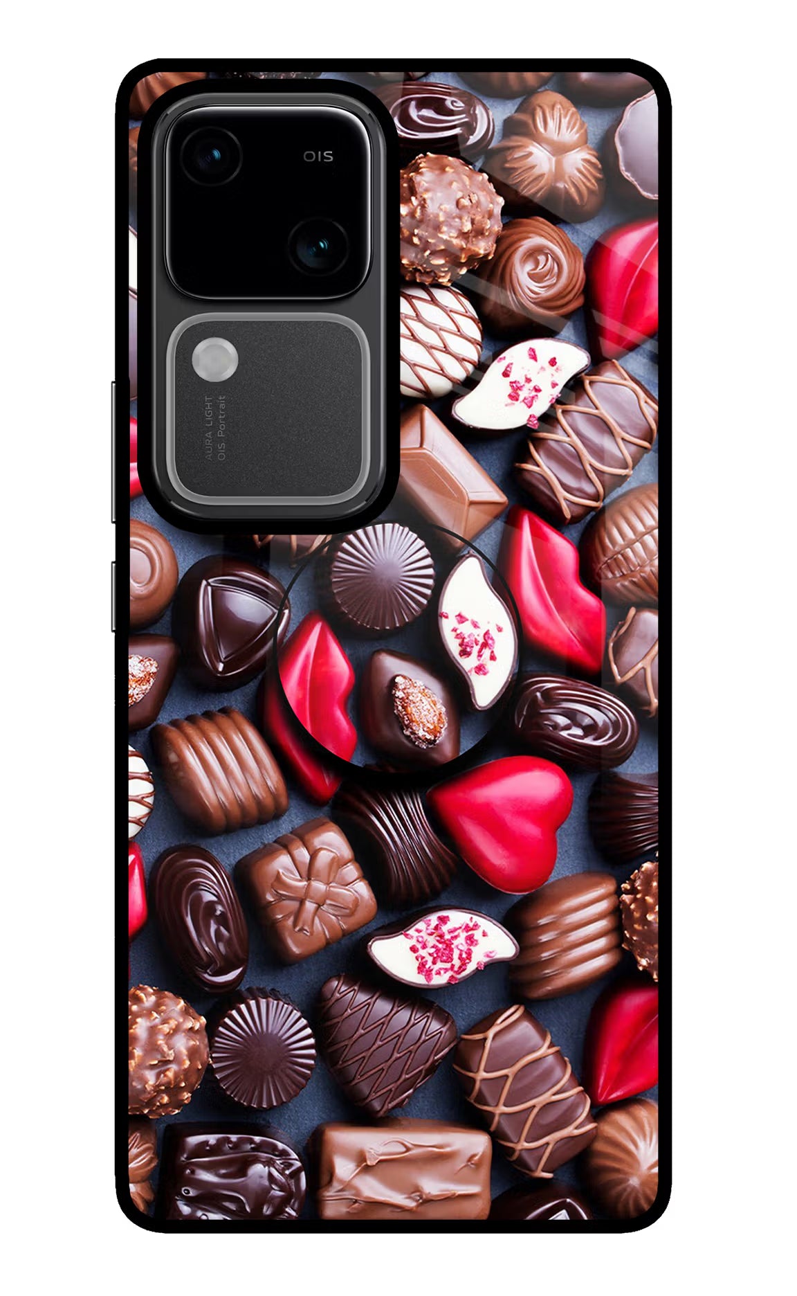 Chocolates Vivo V30 5G Pop Case by Casekaro