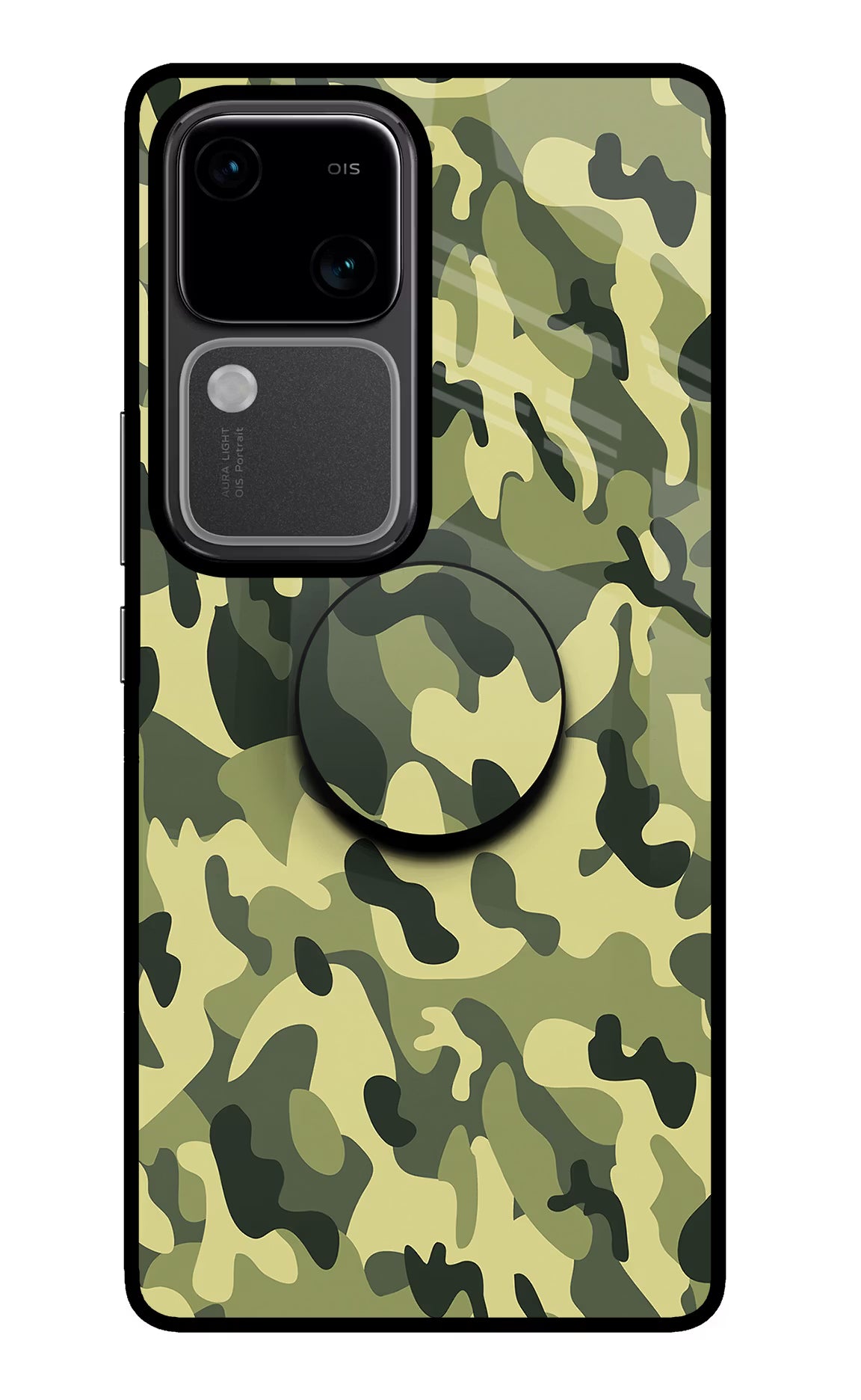 Camouflage Vivo V30 5G Pop Case by Casekaro