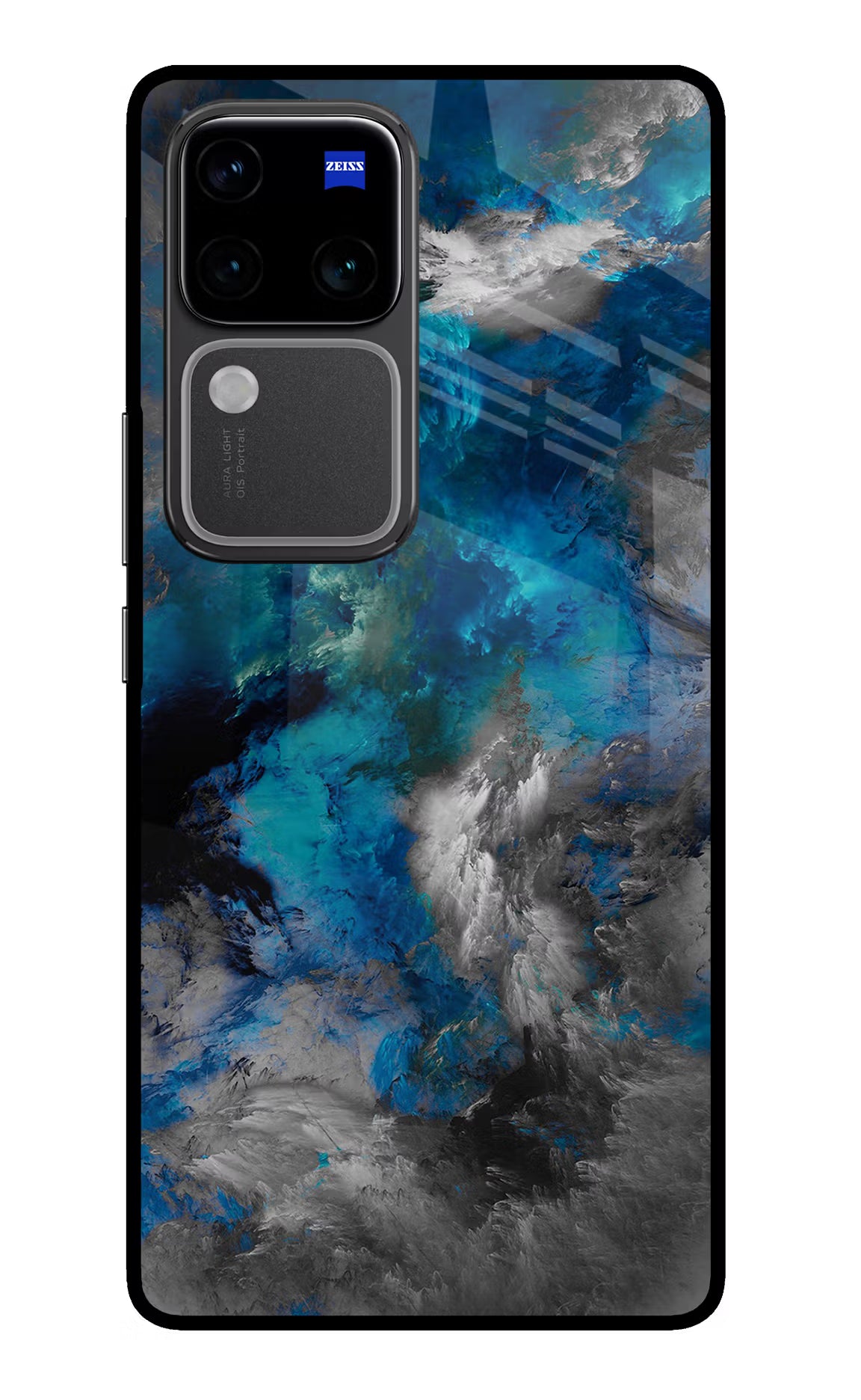 Artwork Vivo V30 Pro 5G Glass Case Back Cover by Casekaro