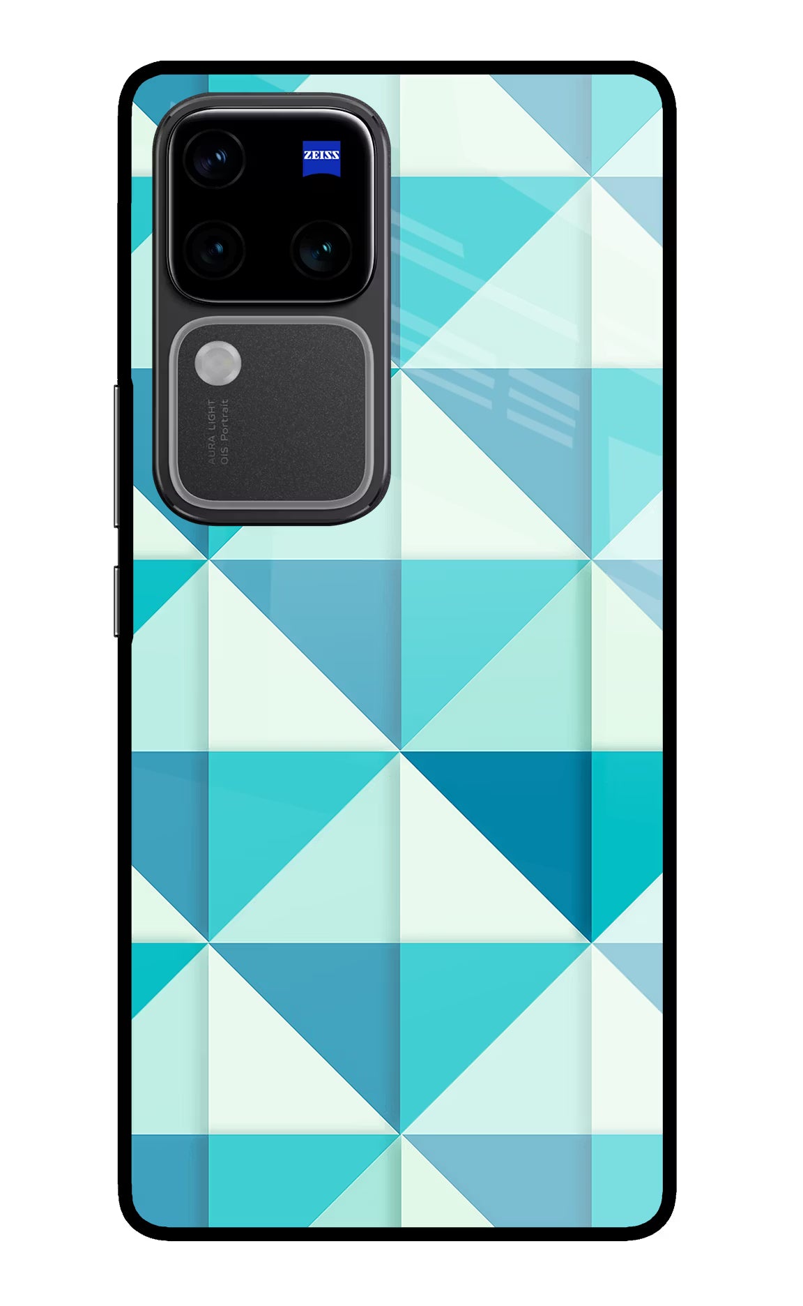 Abstract Vivo V30 Pro 5G Glass Case Back Cover by Casekaro