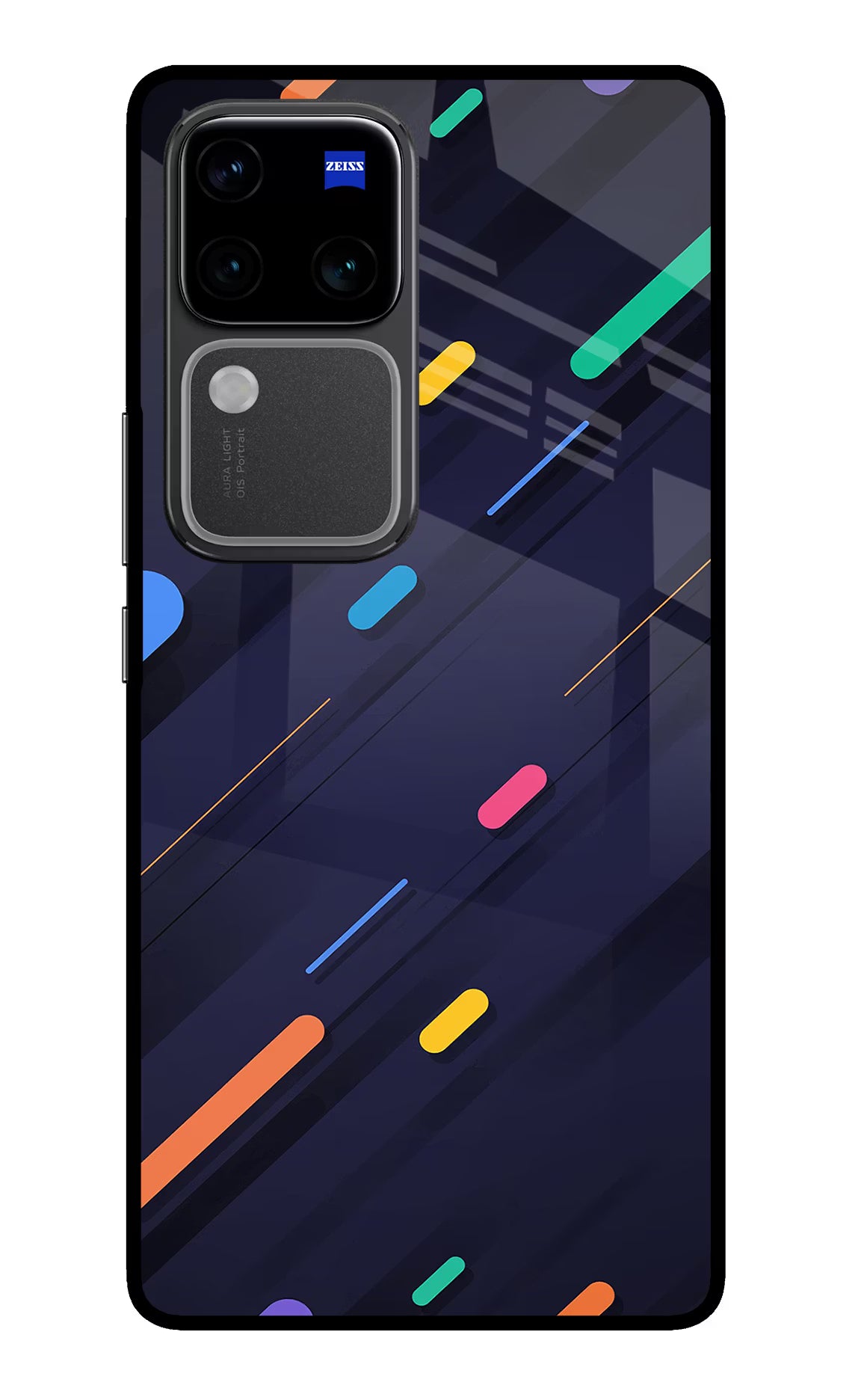 Abstract Design Vivo V30 Pro 5G Glass Case