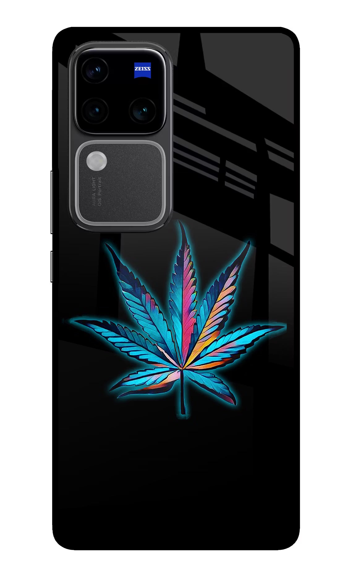 Weed Vivo V30 Pro 5G Glass Case Back Cover by Casekaro