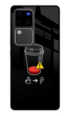 Coffee Vivo V30 Pro 5G Glass Case