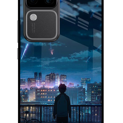 Anime Vivo V30 Pro 5G Glass Case Back Cover by Casekaro