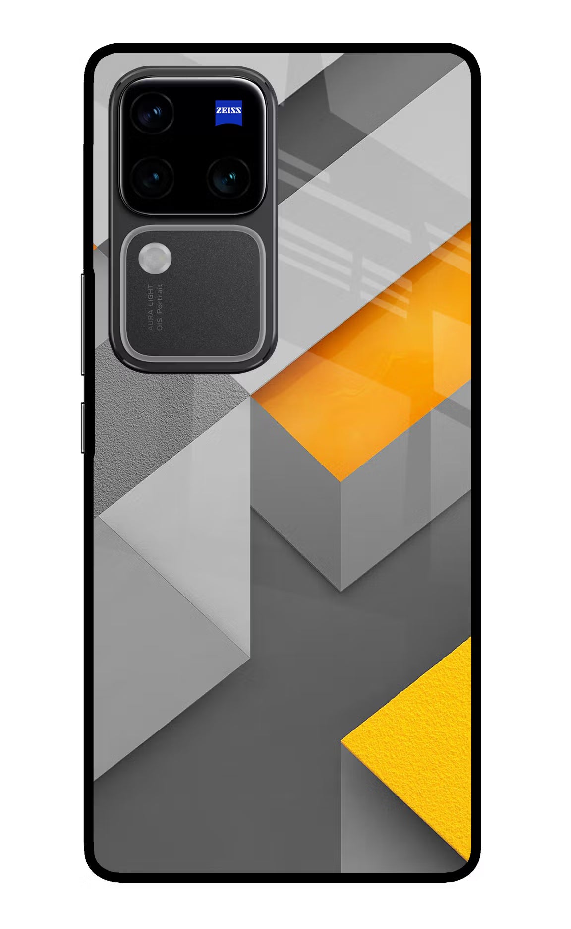 Abstract Vivo V30 Pro 5G Glass Case Back Cover by Casekaro
