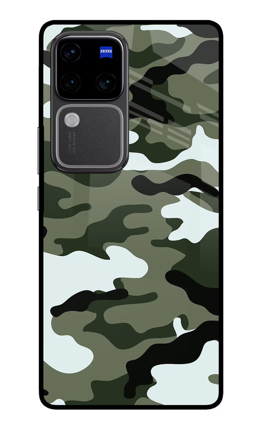 Camouflage Vivo V30 Pro 5G Glass Case