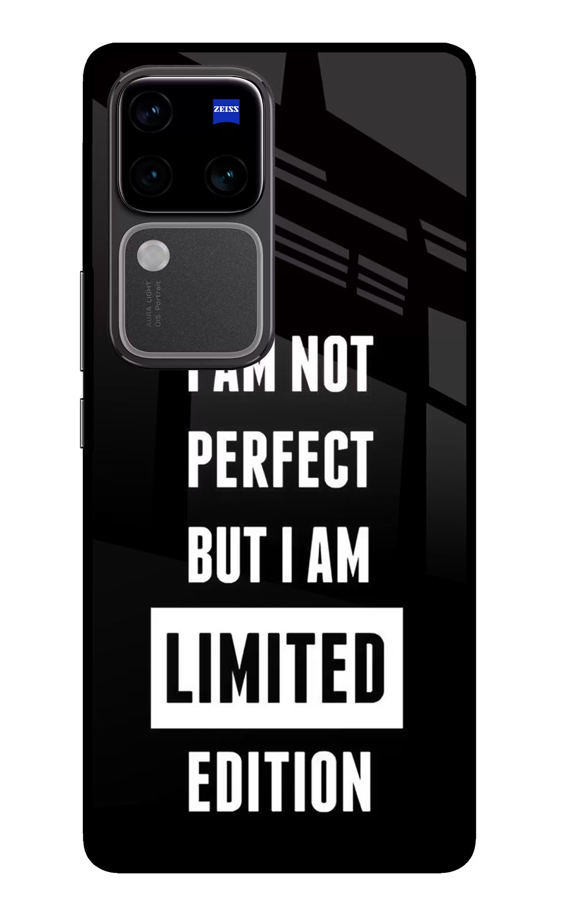 I Am Not Perfect But I Am Limited Edition Vivo V30 Pro 5G Glass Case