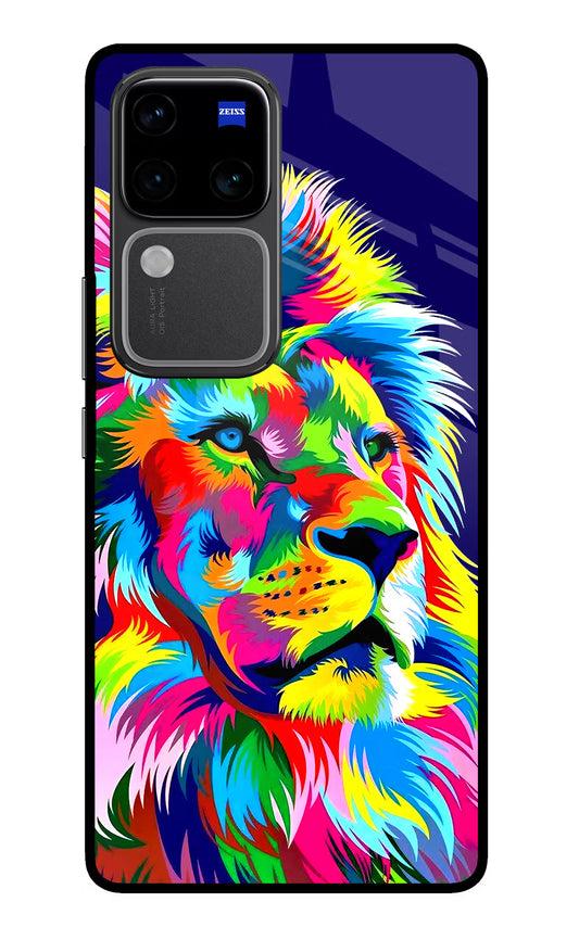 Vector Art Lion Vivo V30 Pro 5G Glass Case