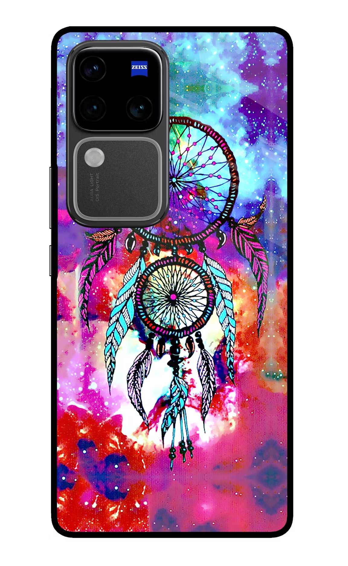 Dream Catcher Abstract Vivo V30 Pro 5G Glass Case Back Cover by Casekaro