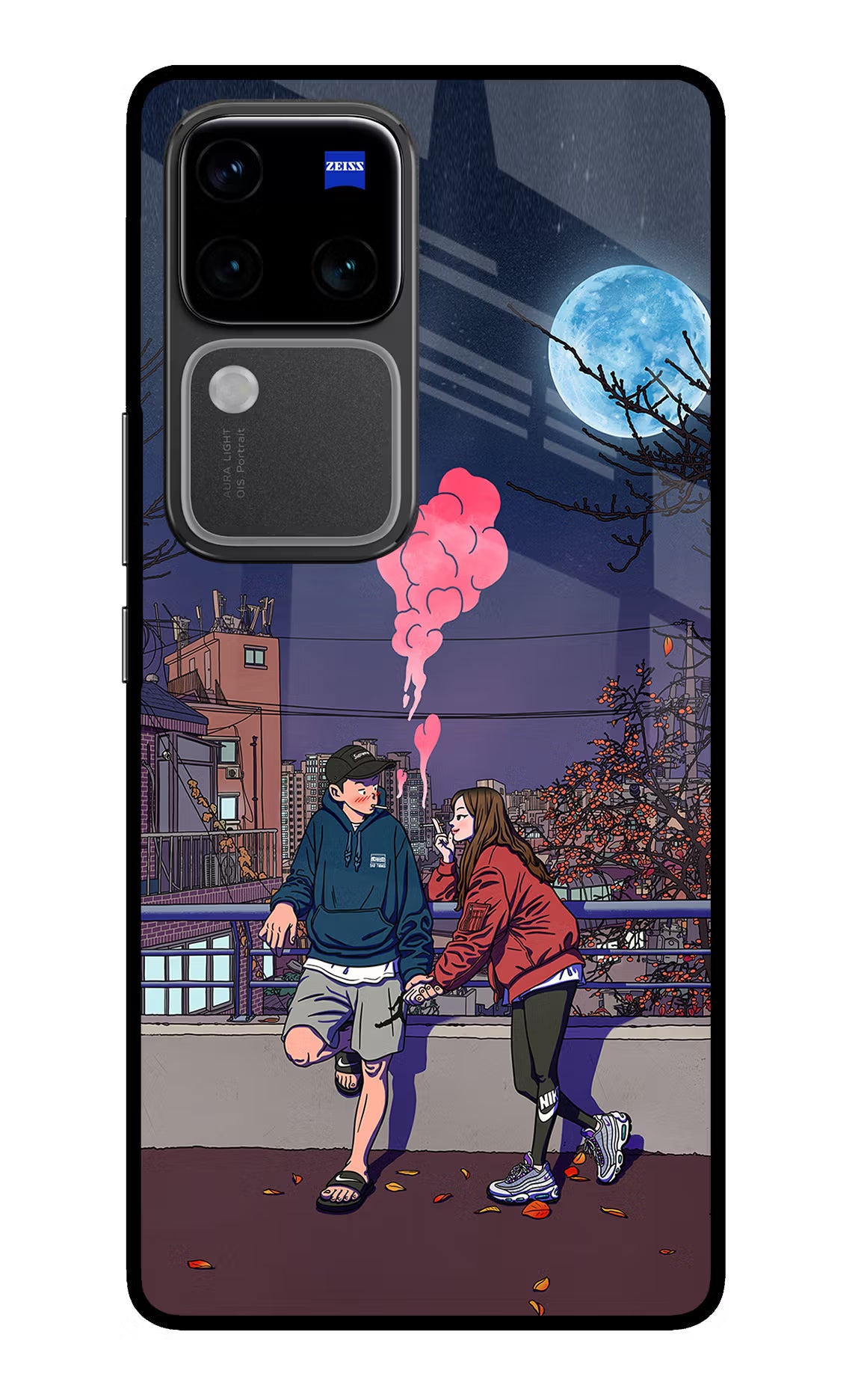 Chilling Couple Vivo V30 Pro 5G Glass Case