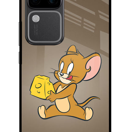 Jerry Vivo V30 Pro 5G Glass Case Back Cover by Casekaro