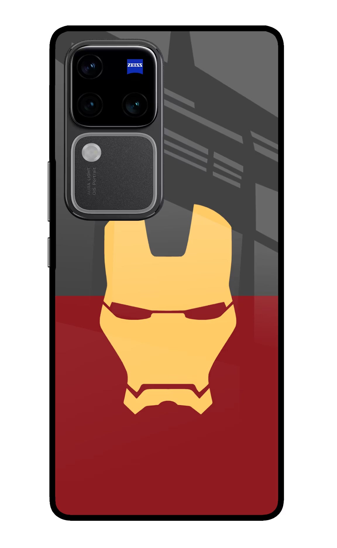 Ironman Vivo V30 Pro 5G Glass Case Back Cover by Casekaro