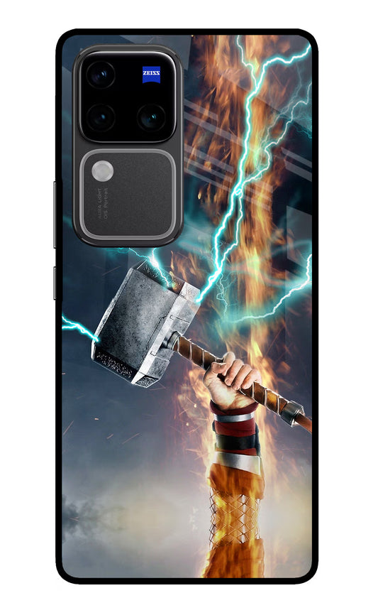 Thor Hammer Mjolnir Vivo V30 Pro 5G Glass Case