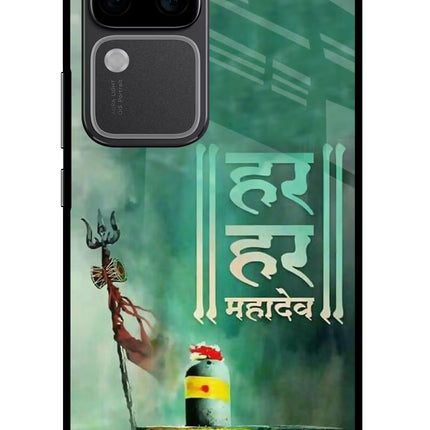 Har Har Mahadev Shivling Vivo V30 Pro 5G Glass Case