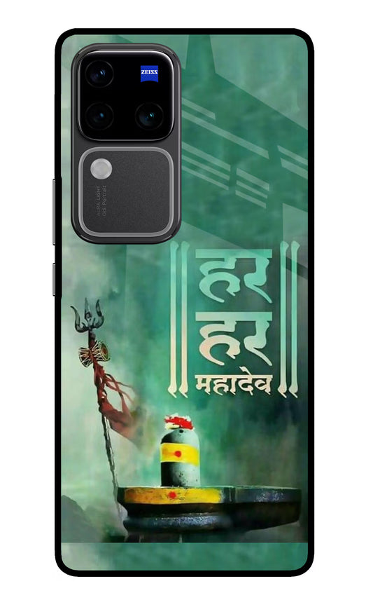 Har Har Mahadev Shivling Vivo V30 Pro 5G Glass Case