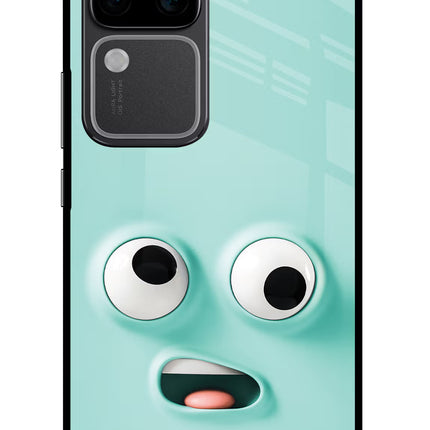 Funny Cartoon Vivo V30 Pro 5G Glass Case