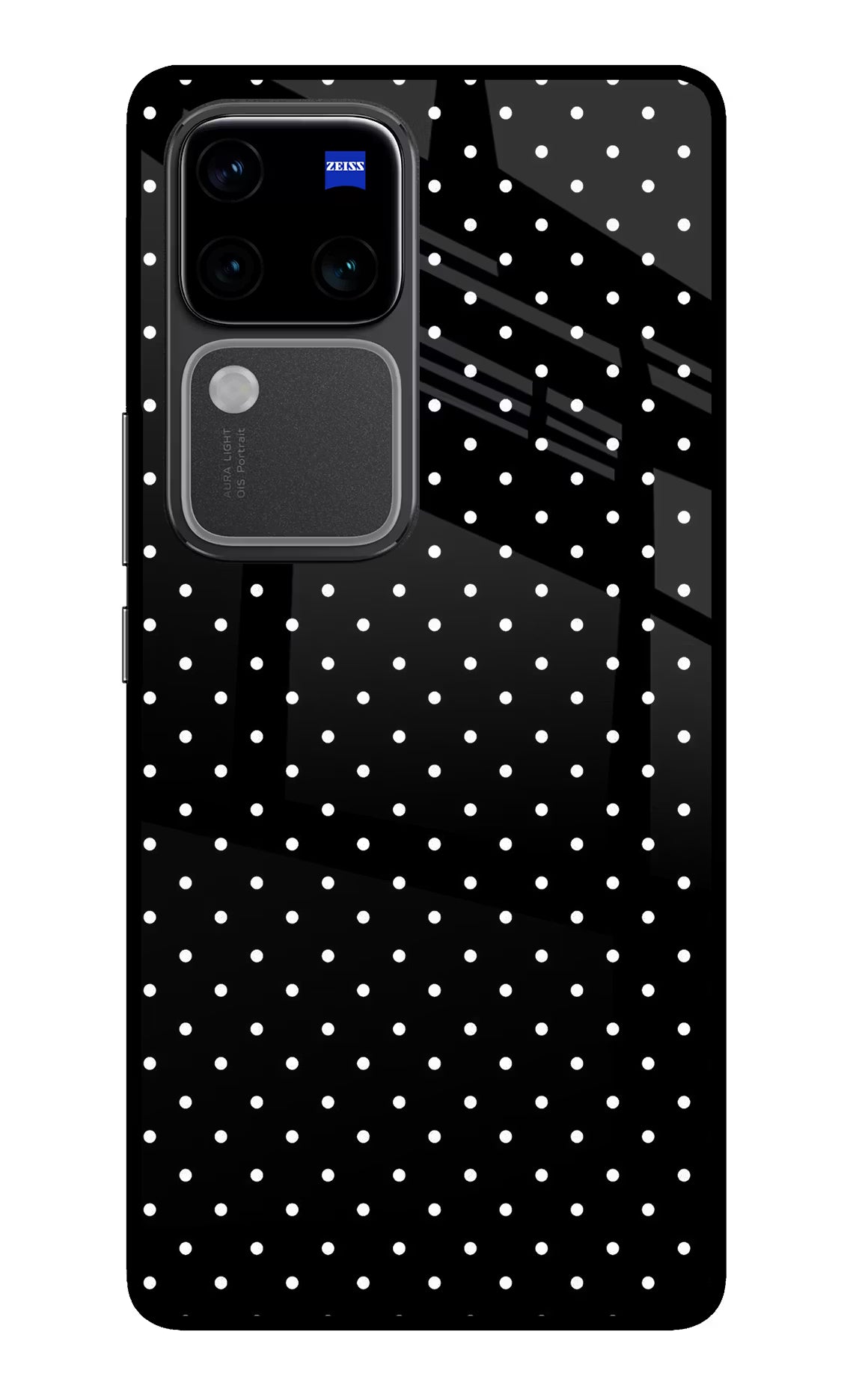 White Dots Vivo V30 Pro 5G Glass Case