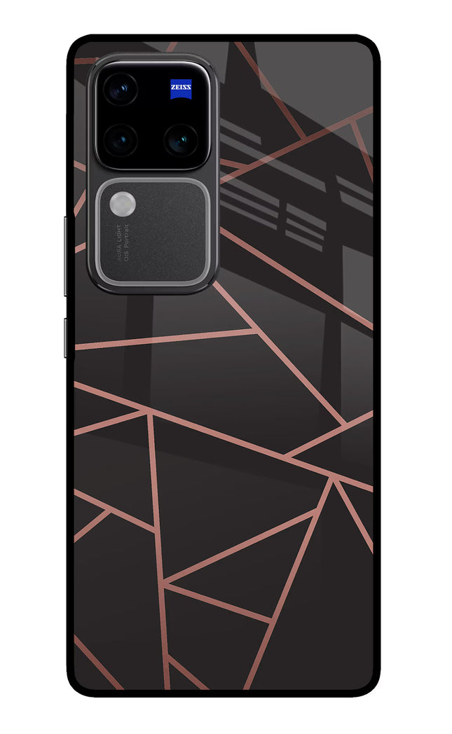 Geometric Pattern Vivo V30 Pro 5G Glass Case