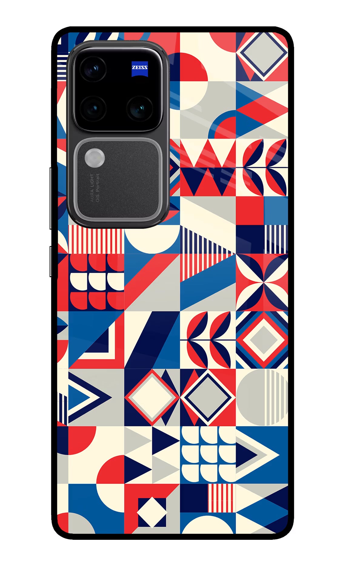 Colorful Pattern Vivo V30 Pro 5G Glass Case